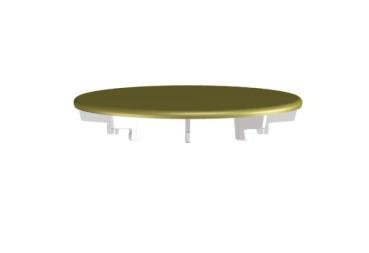 Abdeckplatte gold d 112mm HL522.11